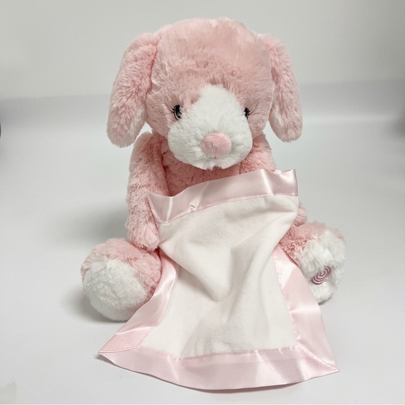 Peek-a-Boo Furry Friends Animated Peek-a-Boo Puppy Plush, Pink toy - Picture 1 of 10